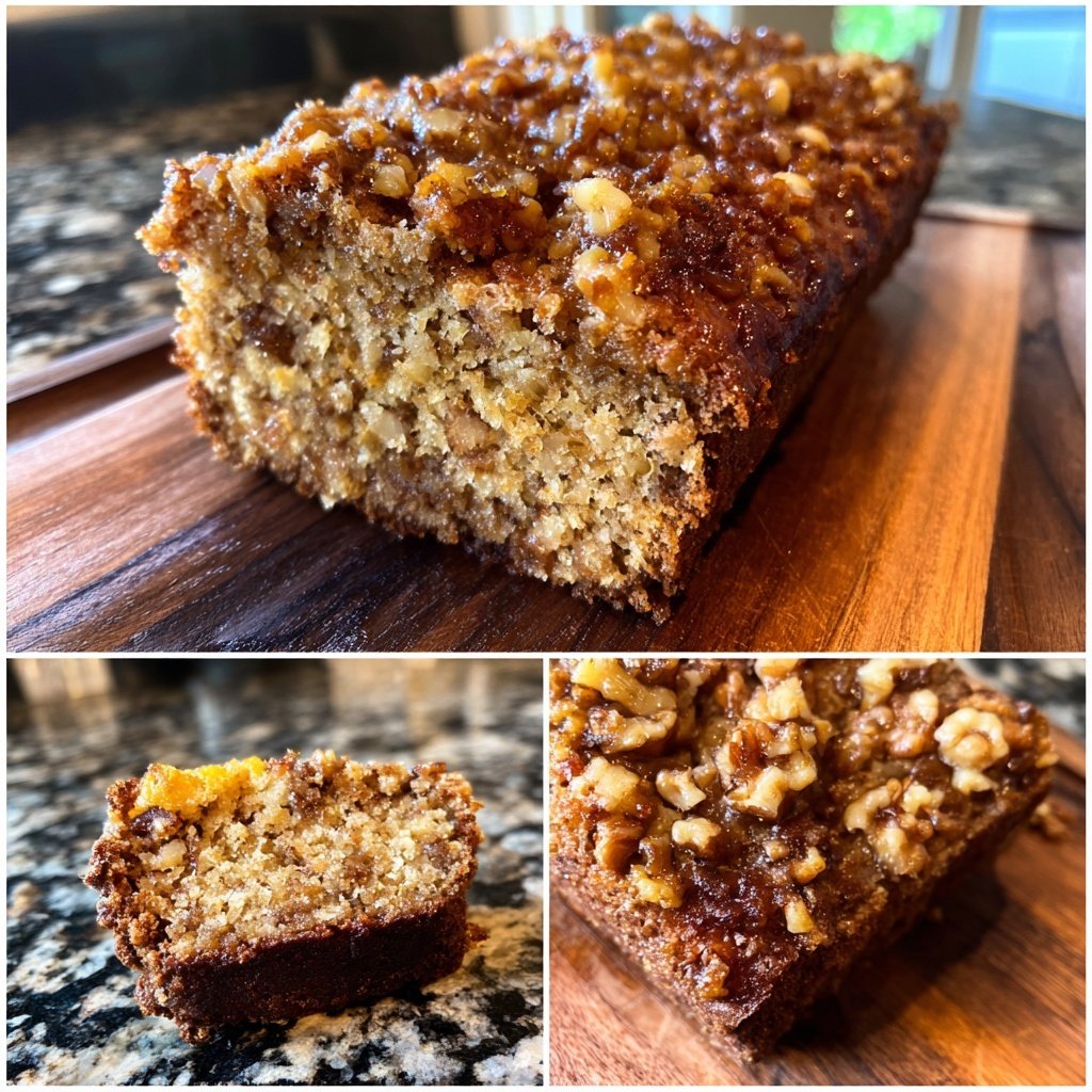 Chocolate Orange Walnut Snack Loaf