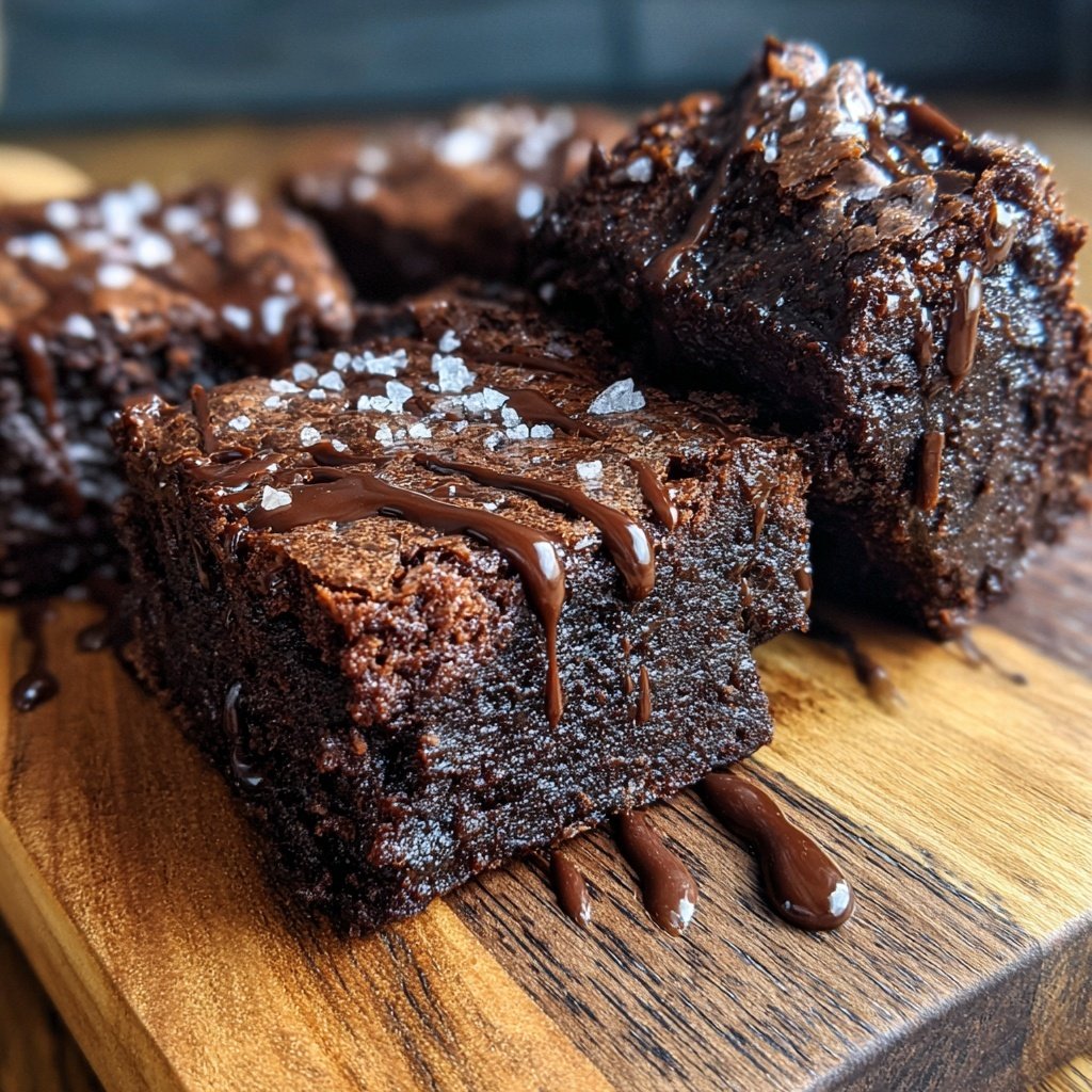 Sourdough Discard Brownies Fudgy