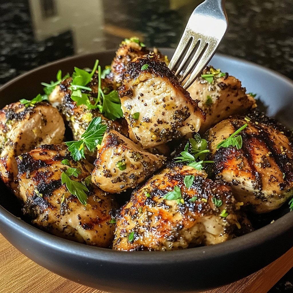 Grilled Lemon Herb Chicken Bowl