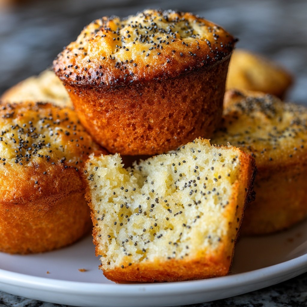 Healthy Lemon Muffins