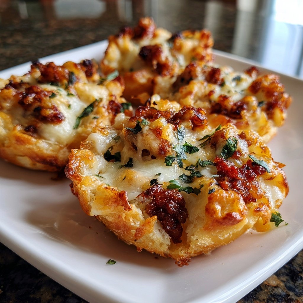 Super Bowl Party Food Stuffed Mini Flatbreads