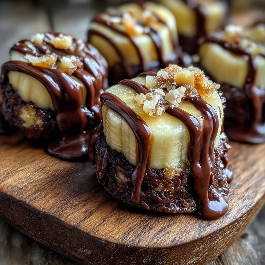 Super Bowl Desserts Chocolate Banana Bites
