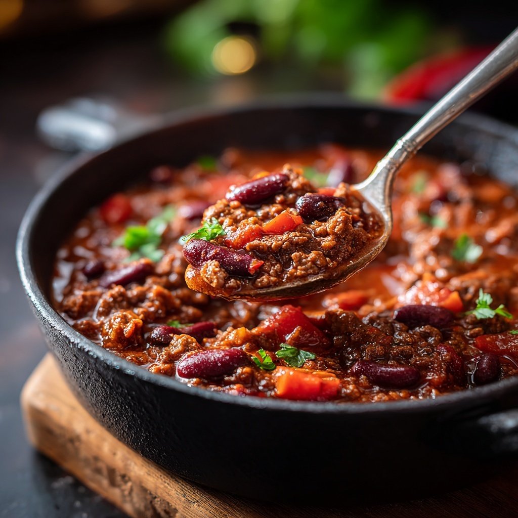Ground Beef and Bean Chili