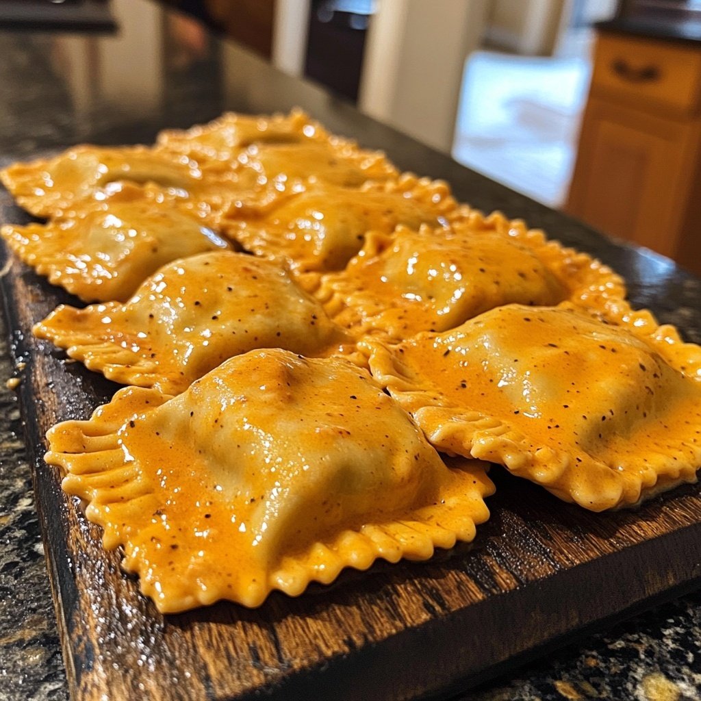 Creamy Tuscan Ravioli