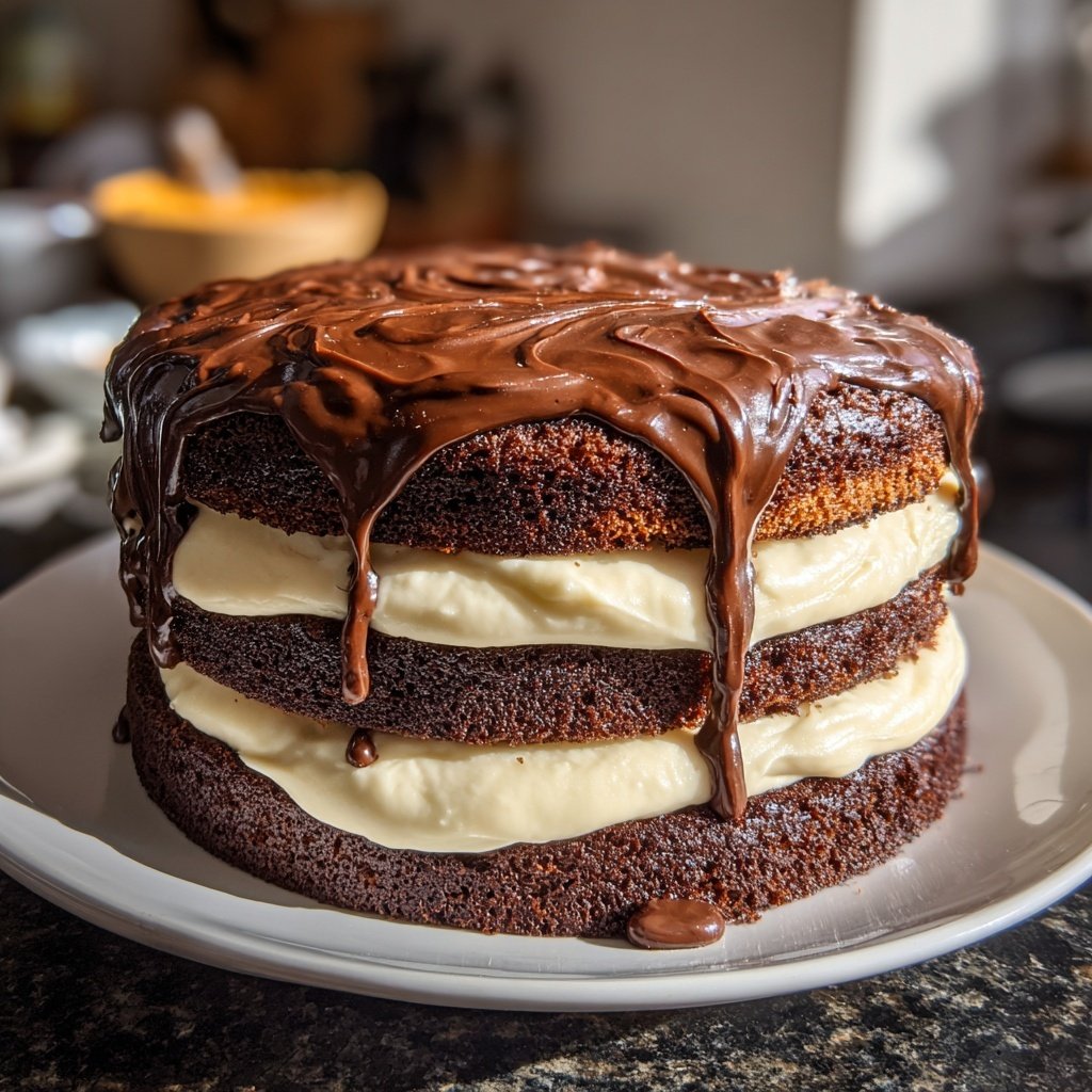 Chocolate Cake With Milk Frosting