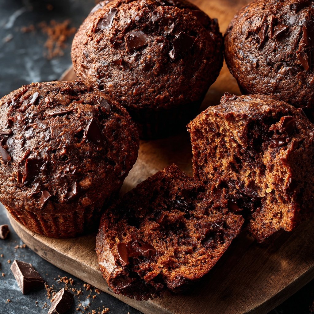 Chocolate Almond Flour Muffins