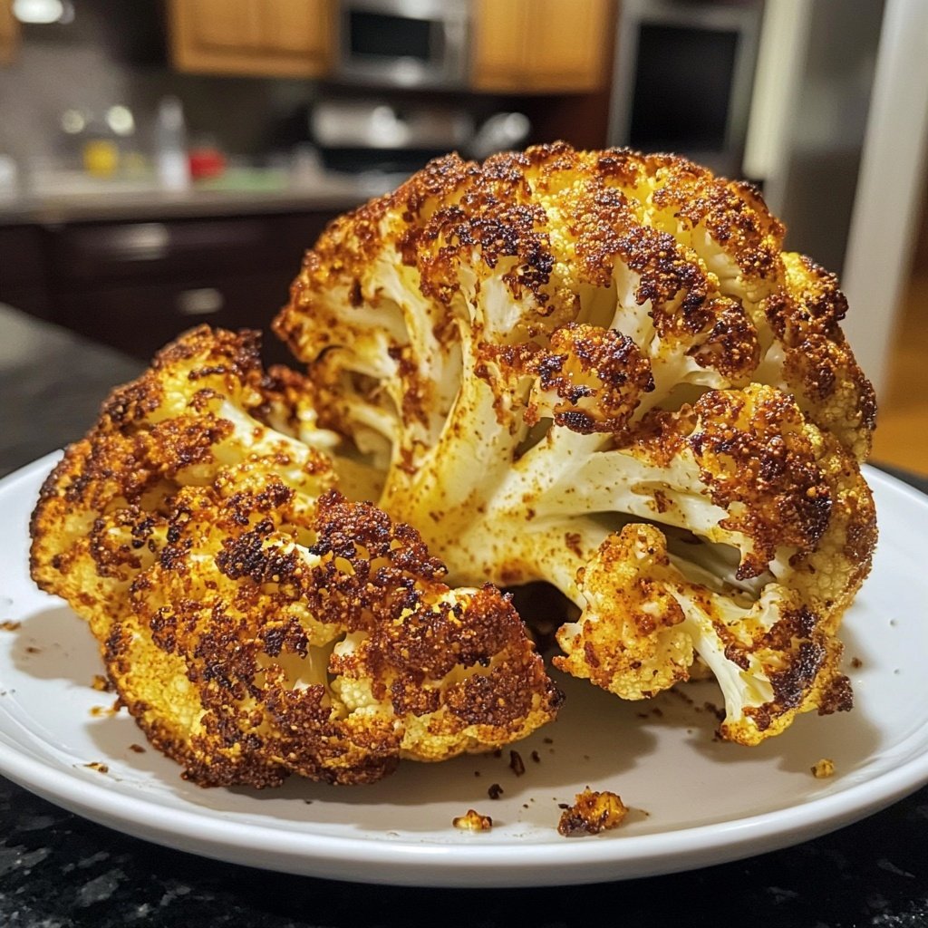Jamaican Jerk Roasted Cauliflower