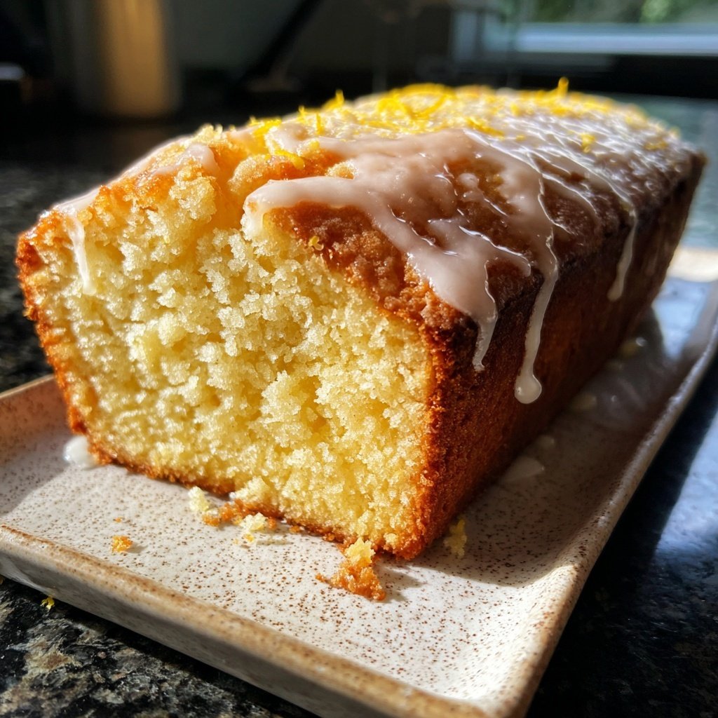 Cottage Cheese Lemon Loaf