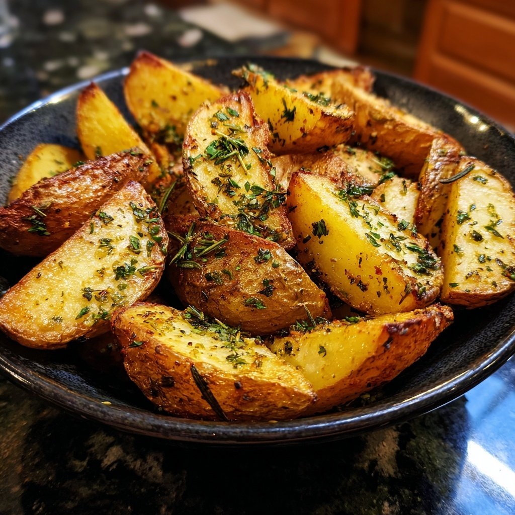 Garlic Herb Roasted Potatoes