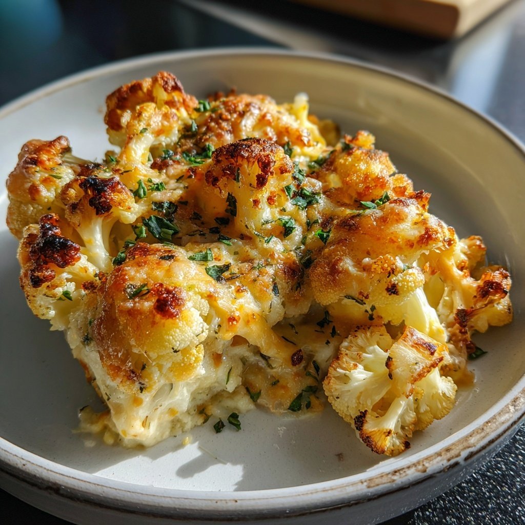 Sunday Roasted Cauliflower Gratin
